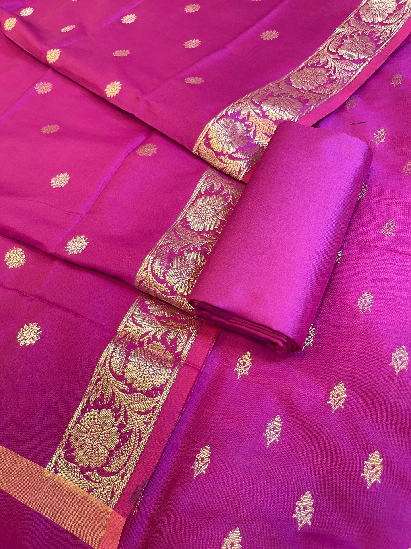Purple Kiran Silk Floral Zari Booti Banarasi Suit 65SKL_KRN3