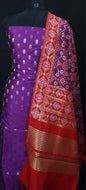 Purple Katan Silk Sona Rupa Floral Booti Banarasi Suit with Patola Dupatta 700SKL_KSP7