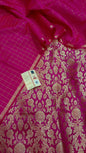 Magenta Katan Silk Brocade Kimkhab Banarasi Suit 850SKL_KB4