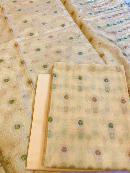Gold Cotton Alfi Zari Resham Mina Booti Banarasi Suit 900SHL_AL4