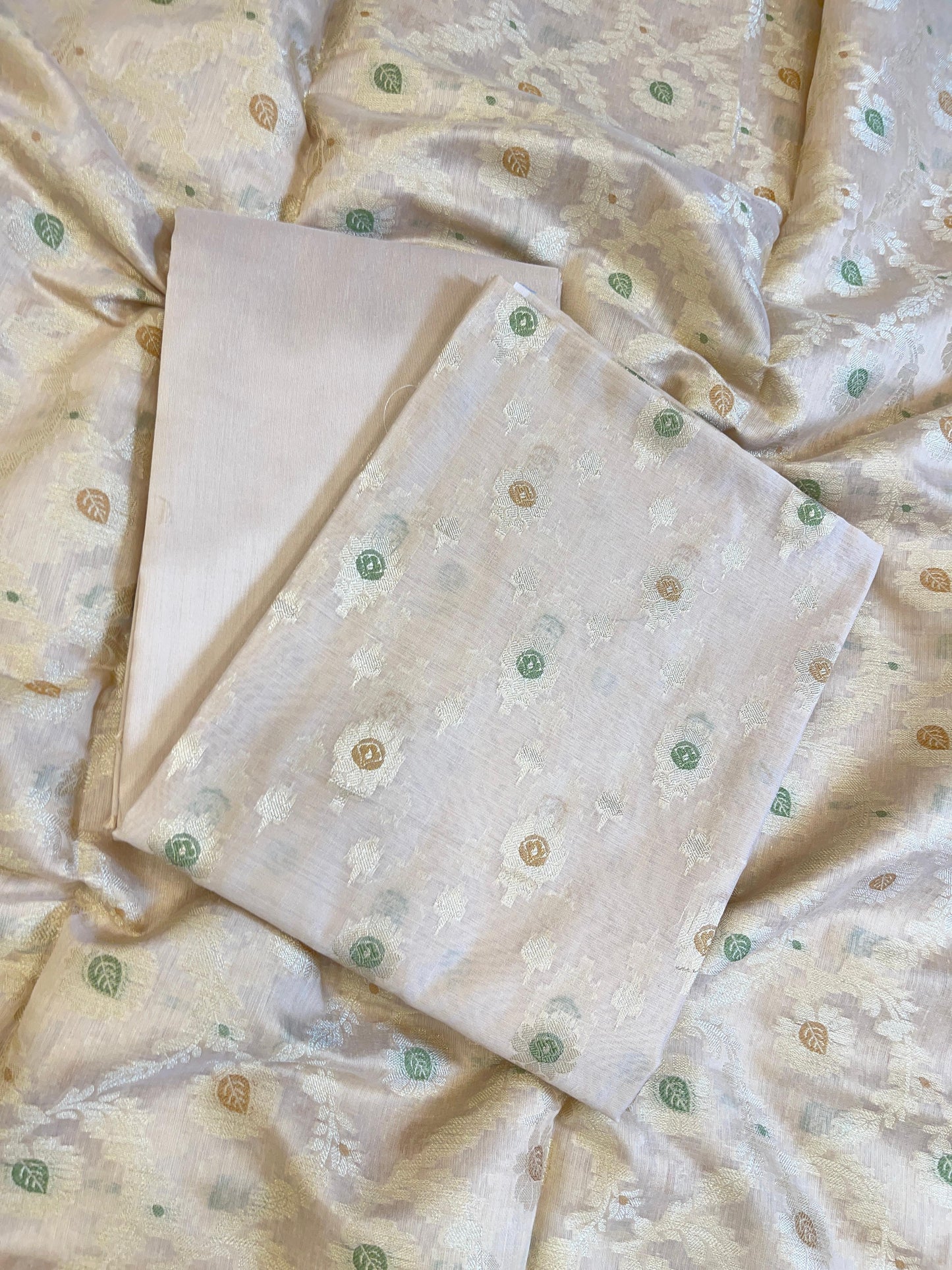 Beige Cotton Alfi Zari Resham Mina Booti Banarasi Suit 900SHL_AL5