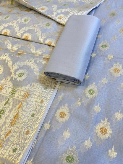 Light Blue Cotton Alfi Zari Resham Mina Booti Banarasi Suit 900SHL_AL6