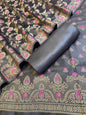 Black Dyable Premium Cotton Resham Minakari Banarasi Suit 950AJ_NC19