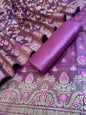Wine Dyable Premium Cotton Resham Minakari Banarasi Suit 950AJ_NC23