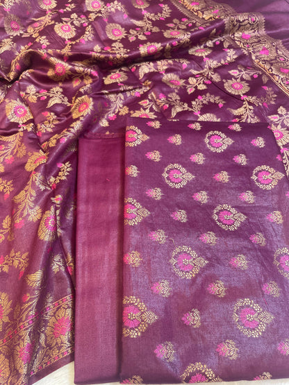 Wine Dyable Premium Cotton Resham Minakari Banarasi Suit 950AJ_NC23