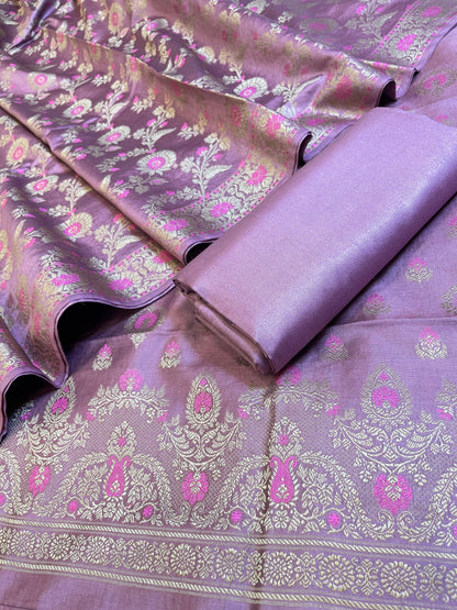 Mauve Dyable Premium Cotton Resham Minakari Banarasi Suit 950AJ_NC28