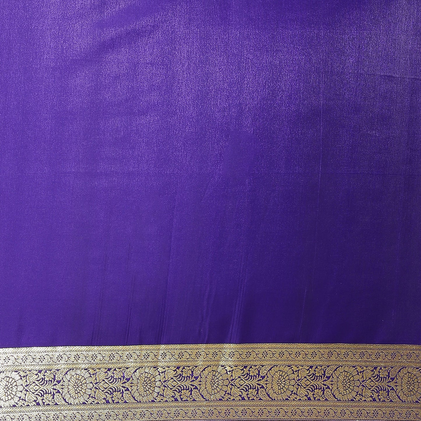 Faishana Presents Strawberry Satin Silk Mughal Motif Booti With Skirt Kadiyal Paithani Blue Pallu & Border and Blue Blouse Banarasi Saree