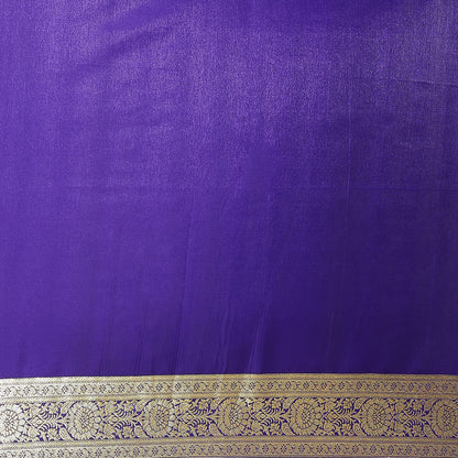 Faishana Presents Strawberry Satin Silk Mughal Motif Booti With Skirt Kadiyal Paithani Blue Pallu & Border and Blue Blouse Banarasi Saree