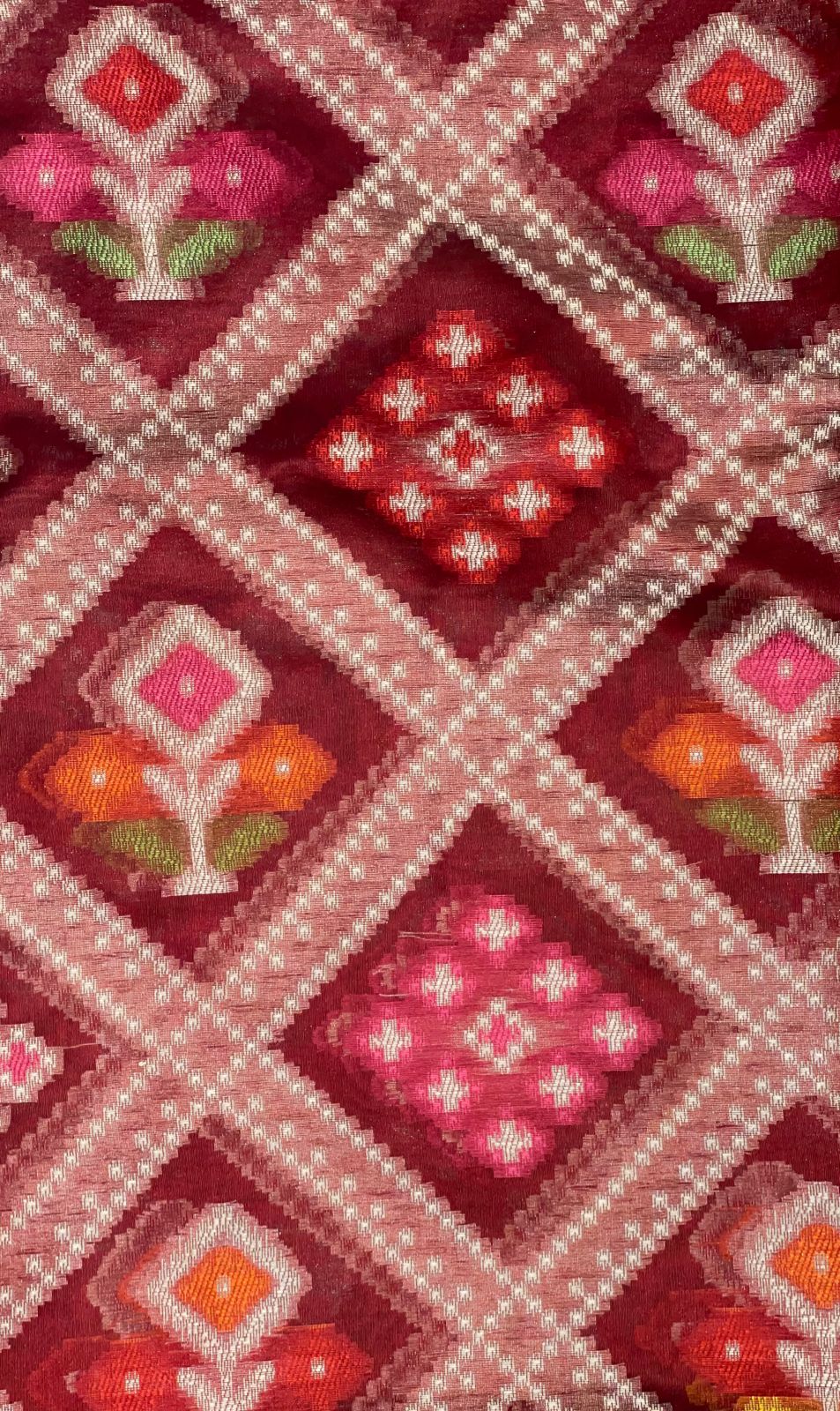 Maroon Art Silk Banarasi Sarees For Women GEASF_23
