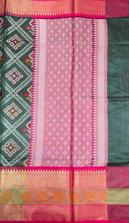 Green Art Silk Banarasi Sarees For Women GEASF_24
