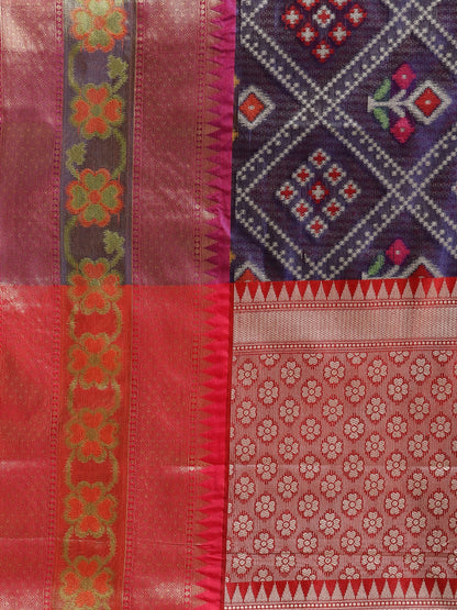 Blue Art Silk Banarasi Sarees For Women GEASF_25