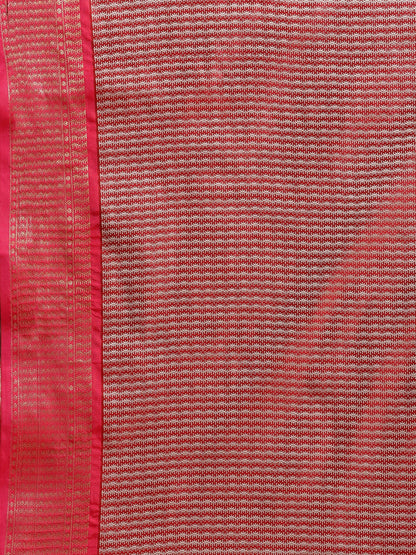 Faishana Presents Royal Blue & Magenta Ikkat Patola Art Silk Skirt Pattu Border With Magenta Blouse Banarasi Saree