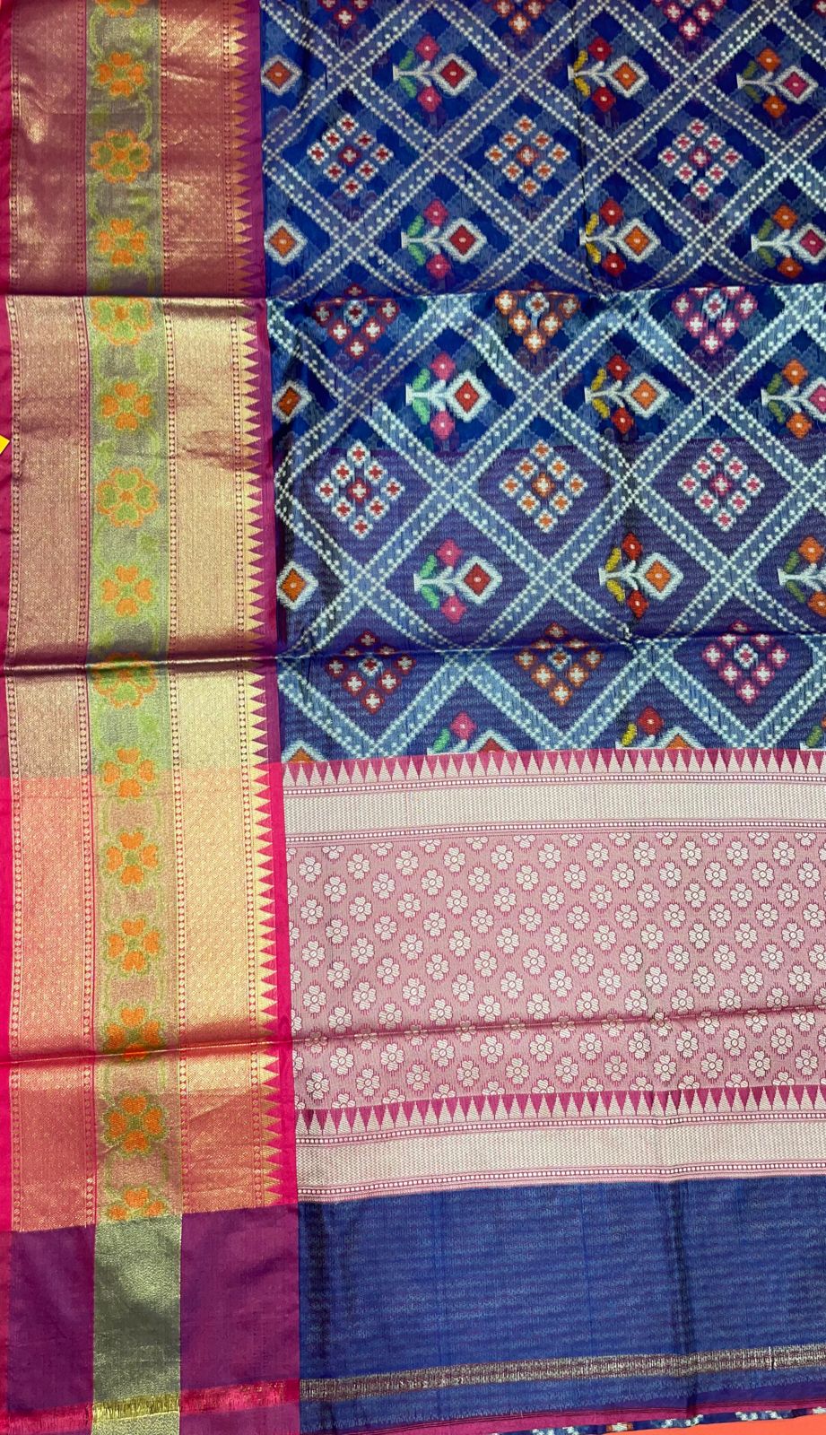 Blue Art Silk Banarasi Sarees For Women GEASF_25