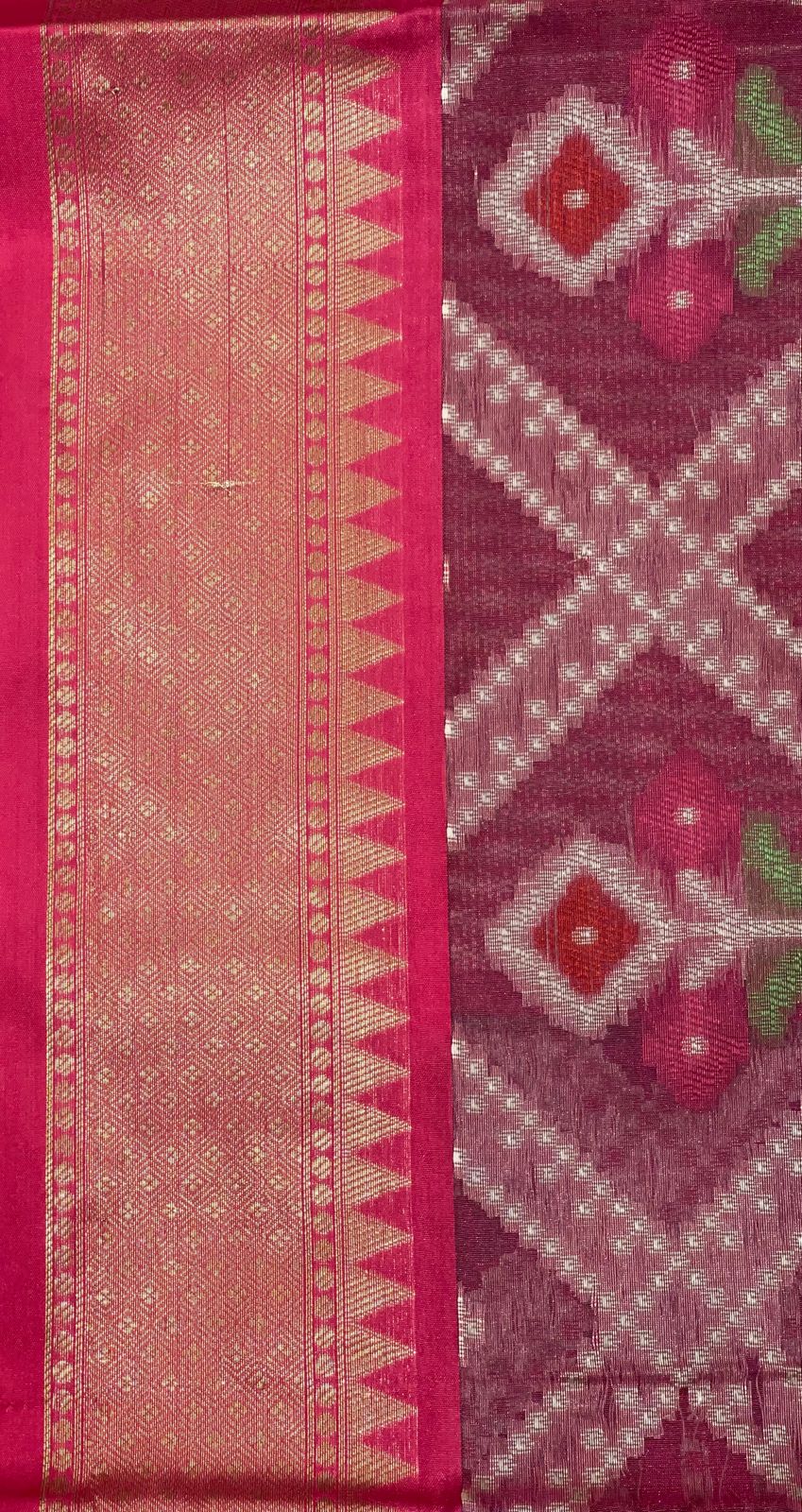 Magenta Art Silk Banarasi Sarees For Women GEASF_26