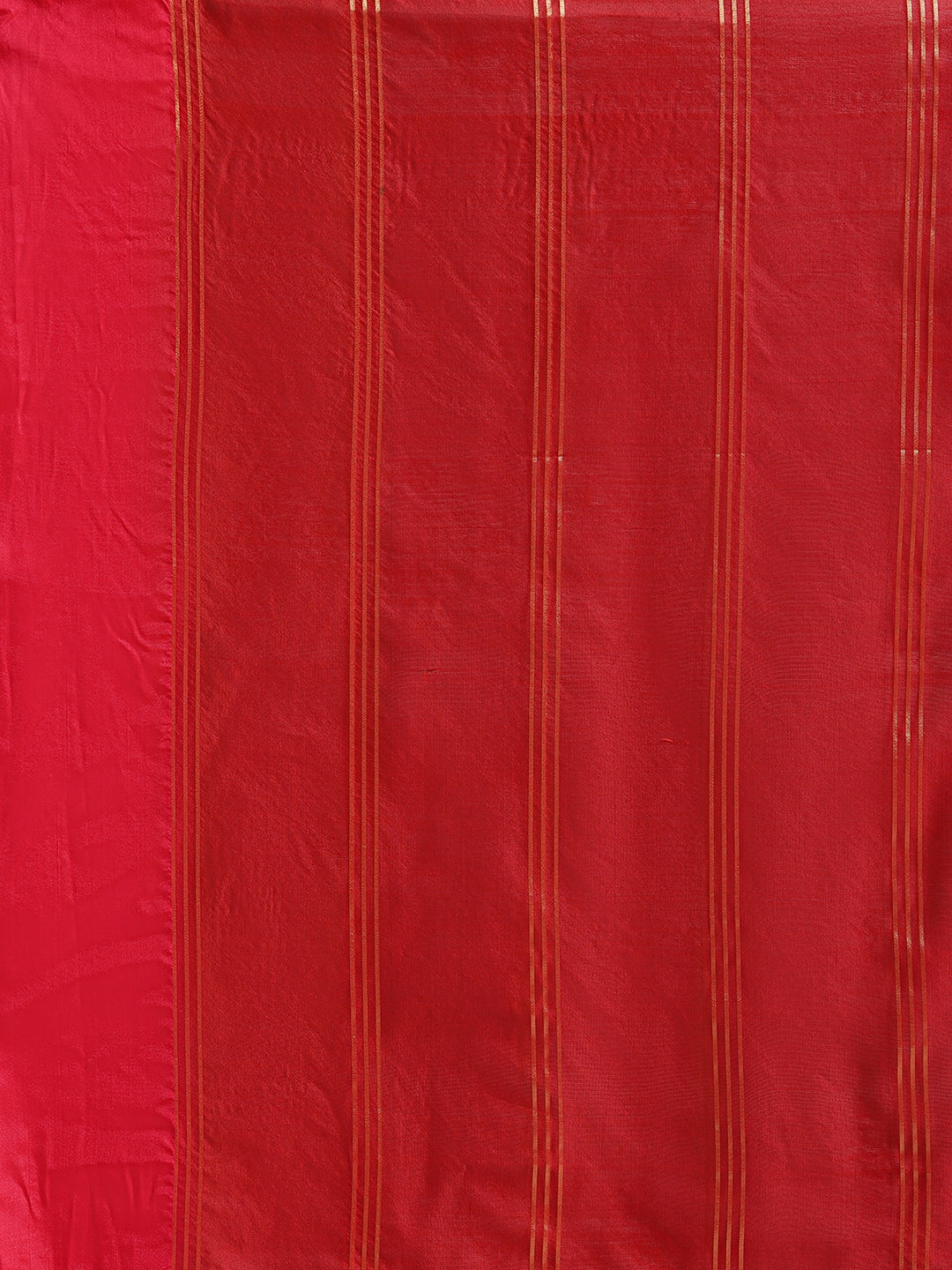 Faishana Presents Black & Red Rajkot Patola Art Silk Skirt Pattu Border With Red Blouse Banarasi Saree