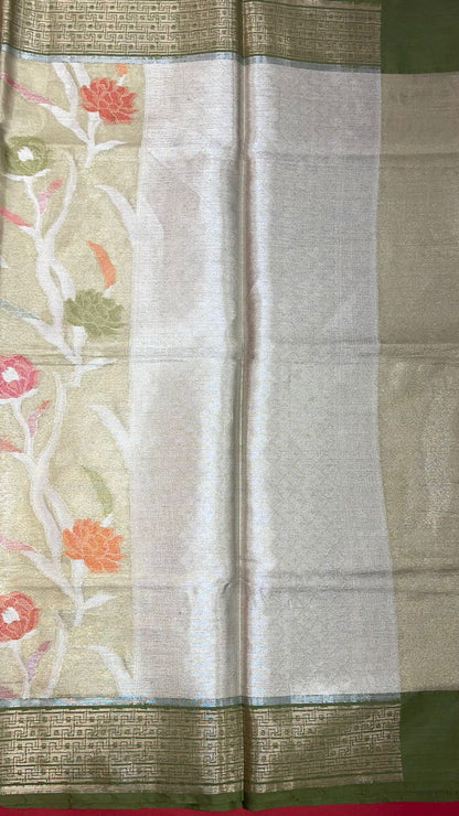 Gold Tissue Banarasi Sarees For Women GEASF_50