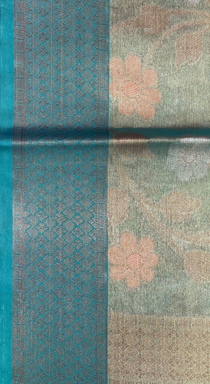 Green Tissue Banarasi Sarees For Women GEASF_55