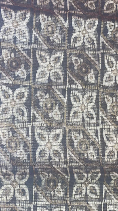 Grey Cotton Blend Banarasi Sarees For Women GEASF_737