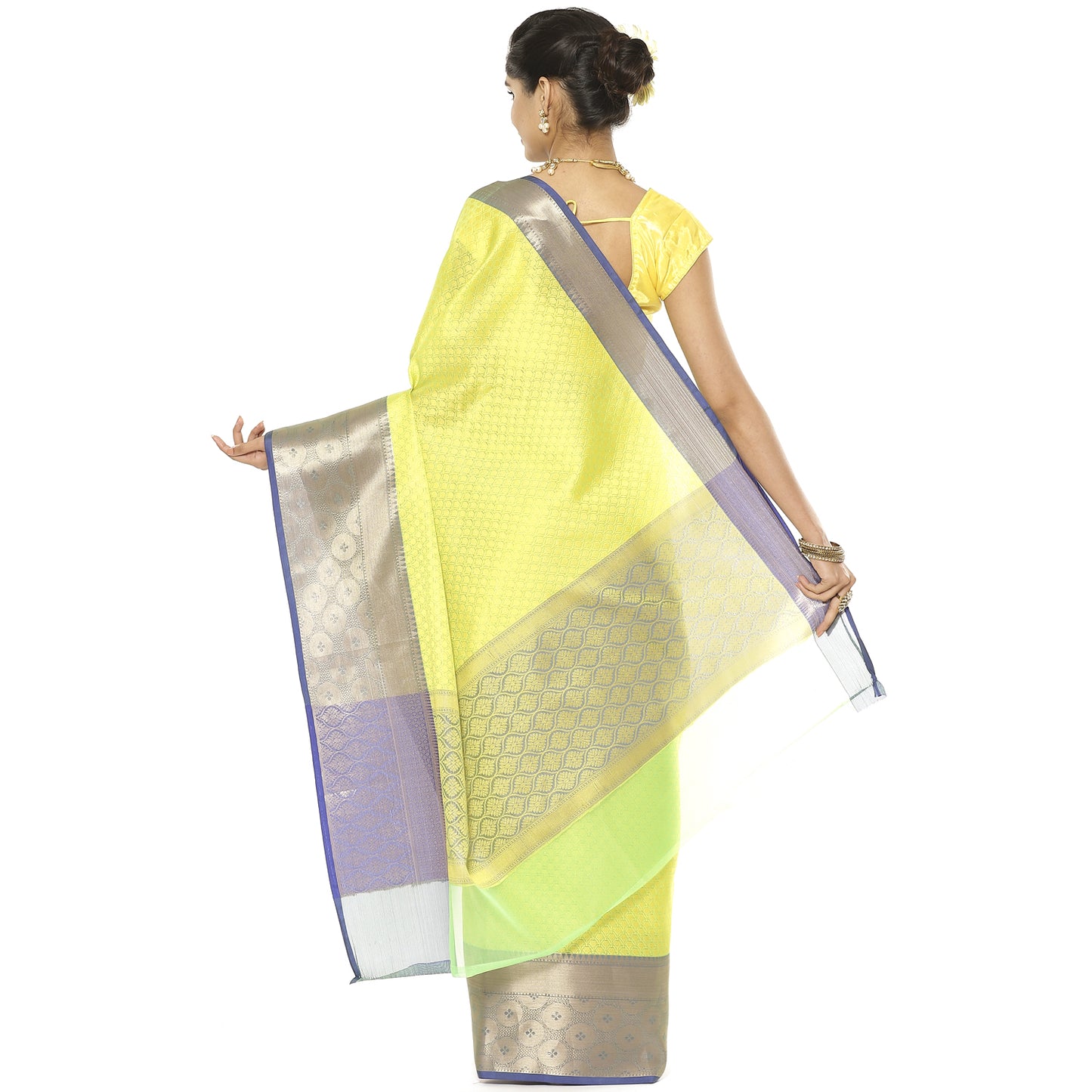 Green Tanchoi Banarasi Sarees For Women GEBC6