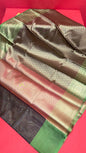 Black Kanchi Silk Banarasi Sarees For Women GEBE25