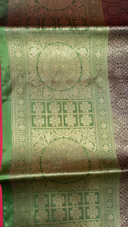 Black Kanchi Silk Banarasi Sarees For Women GEBE25