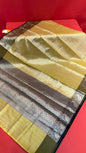 Yellow Kanchi Silk Banarasi Sarees For Women GEBE8