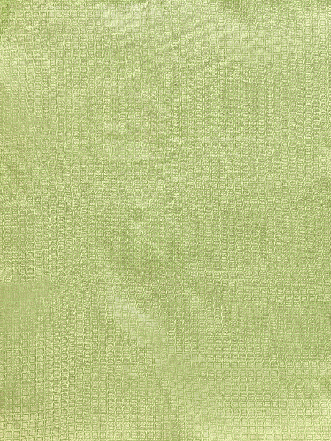 Faishana Presents Handwoven Green Bright Silk Boota Zari Border With Green Blouse Banarasi Saree