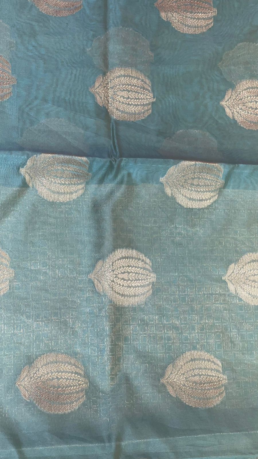 Sea Green Bright Silk Banarasi Sarees For Women GEBRTSLK_8