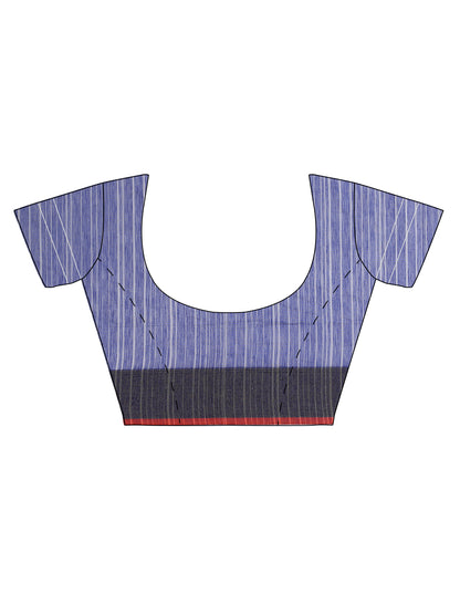 Faishana Presents Women's Blue Art Silk Saree With Blouse Piece