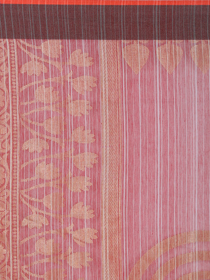 Faishana Presents Women's Brown Art Silk Saree With Blouse Piece