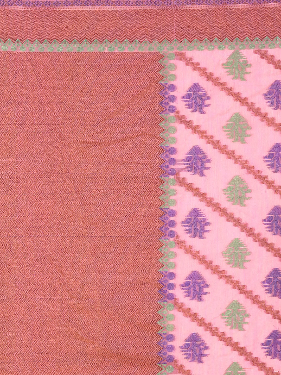 Faishana Presents Women's Pink Art Silk Saree With Blouse Piece