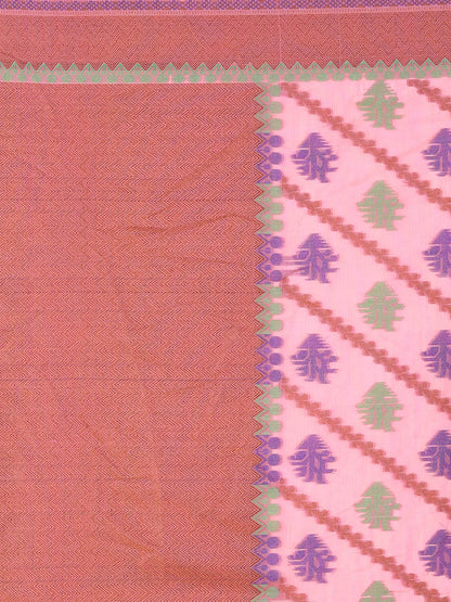 Faishana Presents Women's Pink Art Silk Saree With Blouse Piece