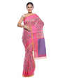 Faishana Presents Women's Pink Art Silk Saree With Blouse Piece