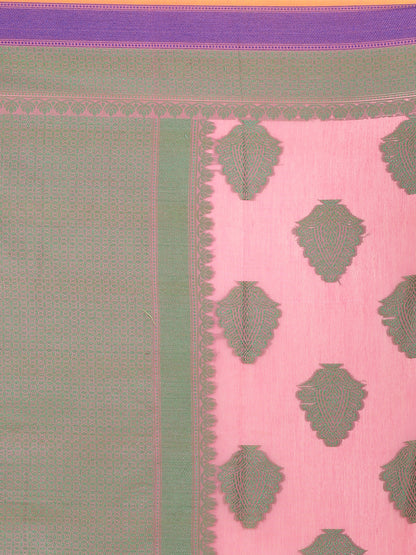 Faishana Presents Women's Pink Art Silk Saree With Blouse Piece