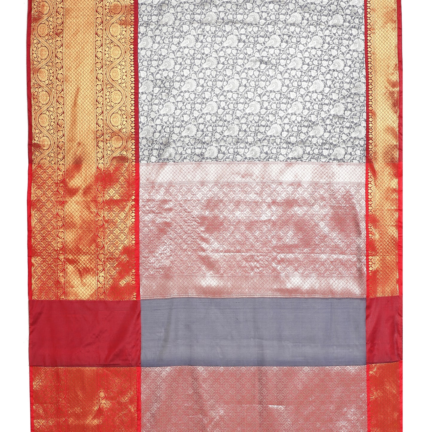 Blue Kanchi Silk Banarasi Sarees For Women GEBW13