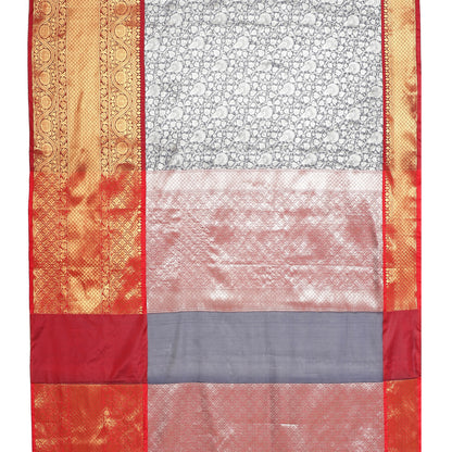 Blue Kanchi Silk Banarasi Sarees For Women GEBW13