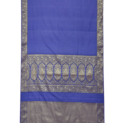 Blue Katan Silk Banarasi Sarees For Women GEASF202