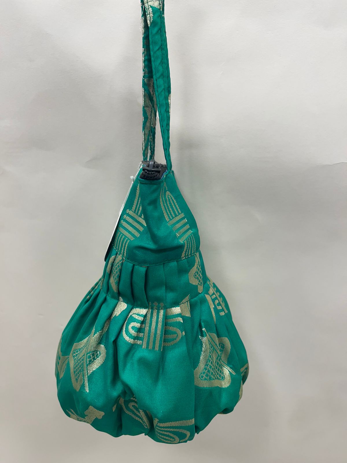 Green Banarasi Potli Bag HBG_66