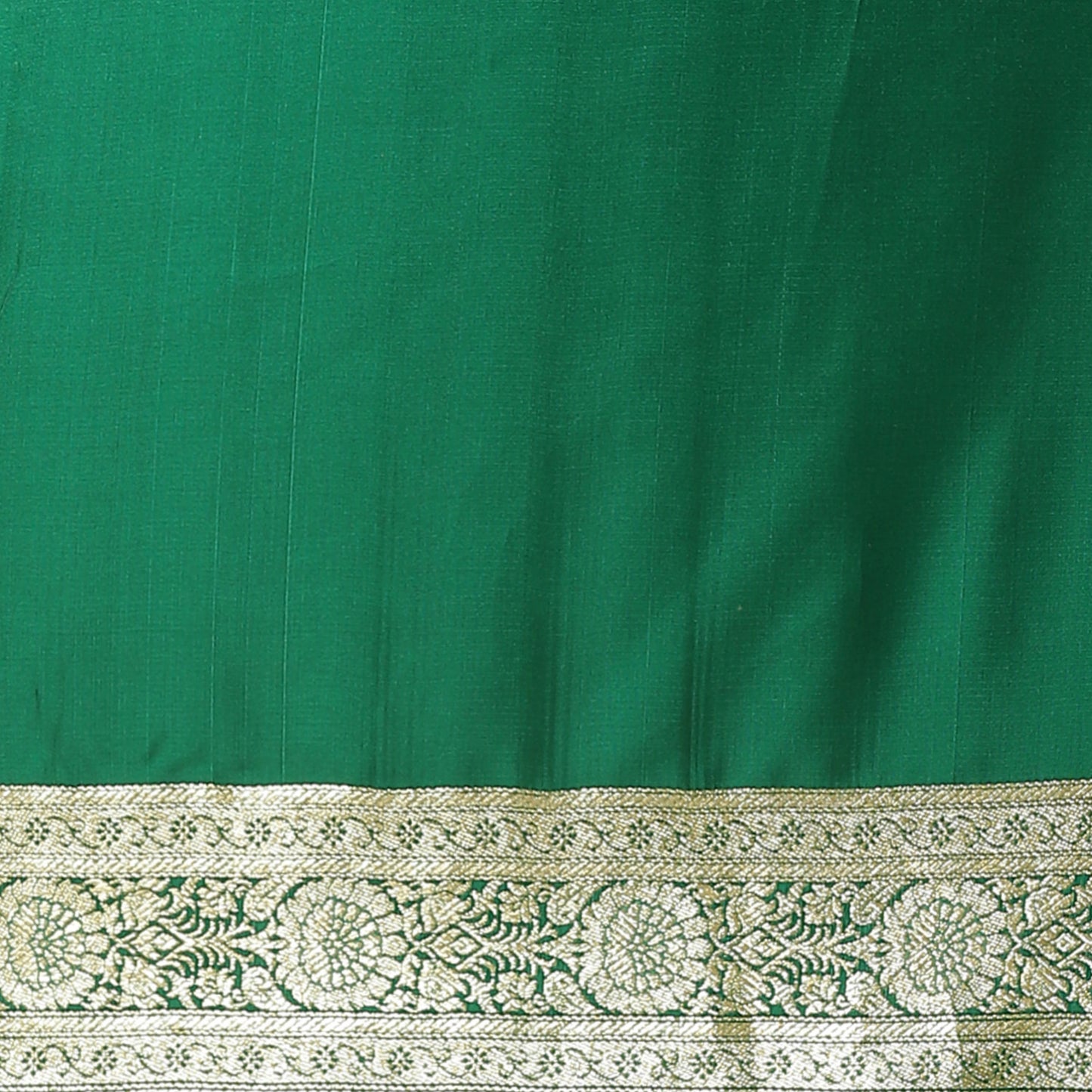 Faishana Presents Purple Booti Mughal Motif Banarasi Satin Silk With Skirt Kadiyal Paithani Green Borde