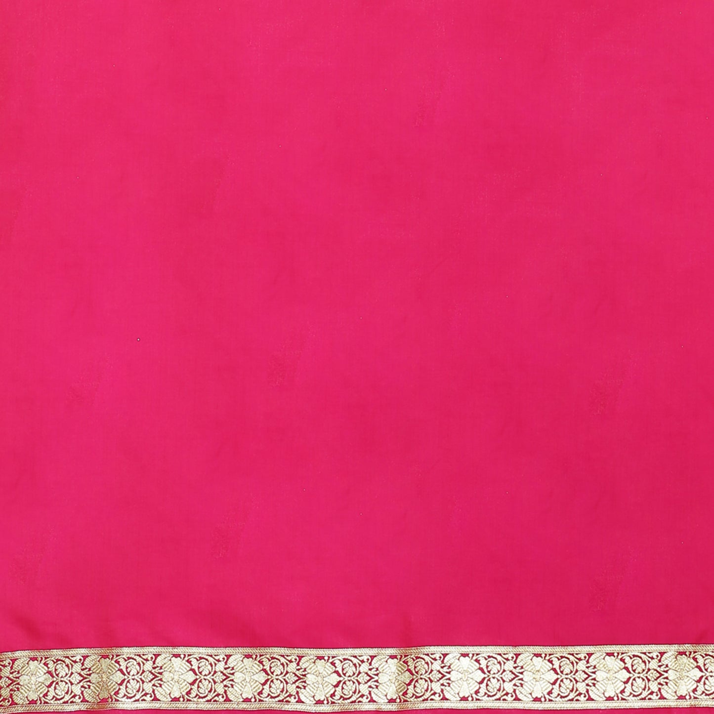 Faishana Presents Brown  Booti Mughal Motif Banarasi Satin Silk Saree Kadiyal Skirt Pink Borde