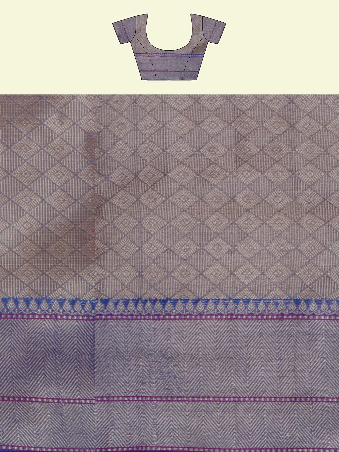Yellow Cotton Blend Banarasi Sarees For Women GEHKR 73
