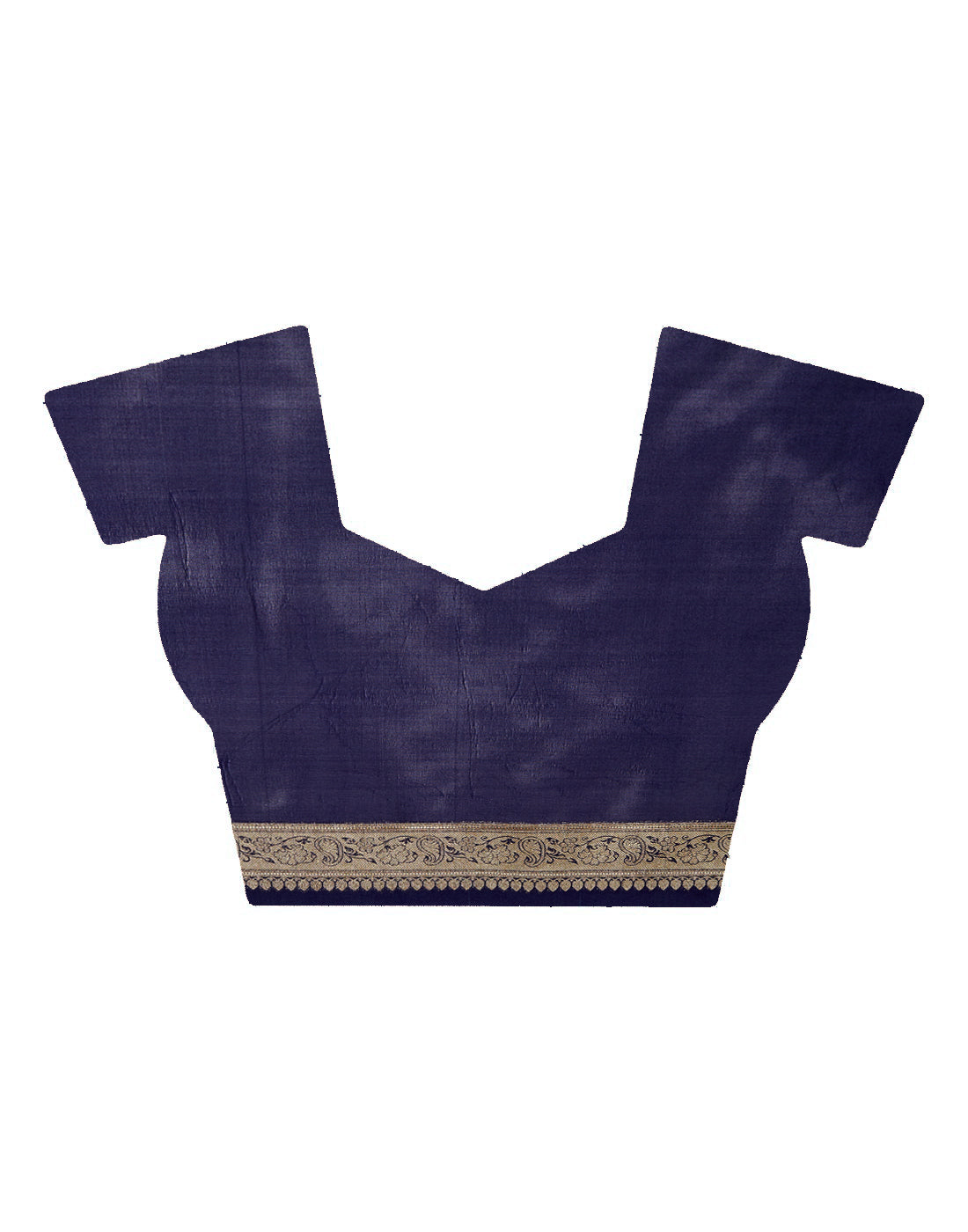 Faishana Presents Navy Blue Satin Silk Saree With Blouse Piece(JA24 BLUE Free Size)