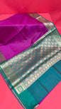 Pink Valkalam Katan Silk Banarasi Sarees For Women GEKH22