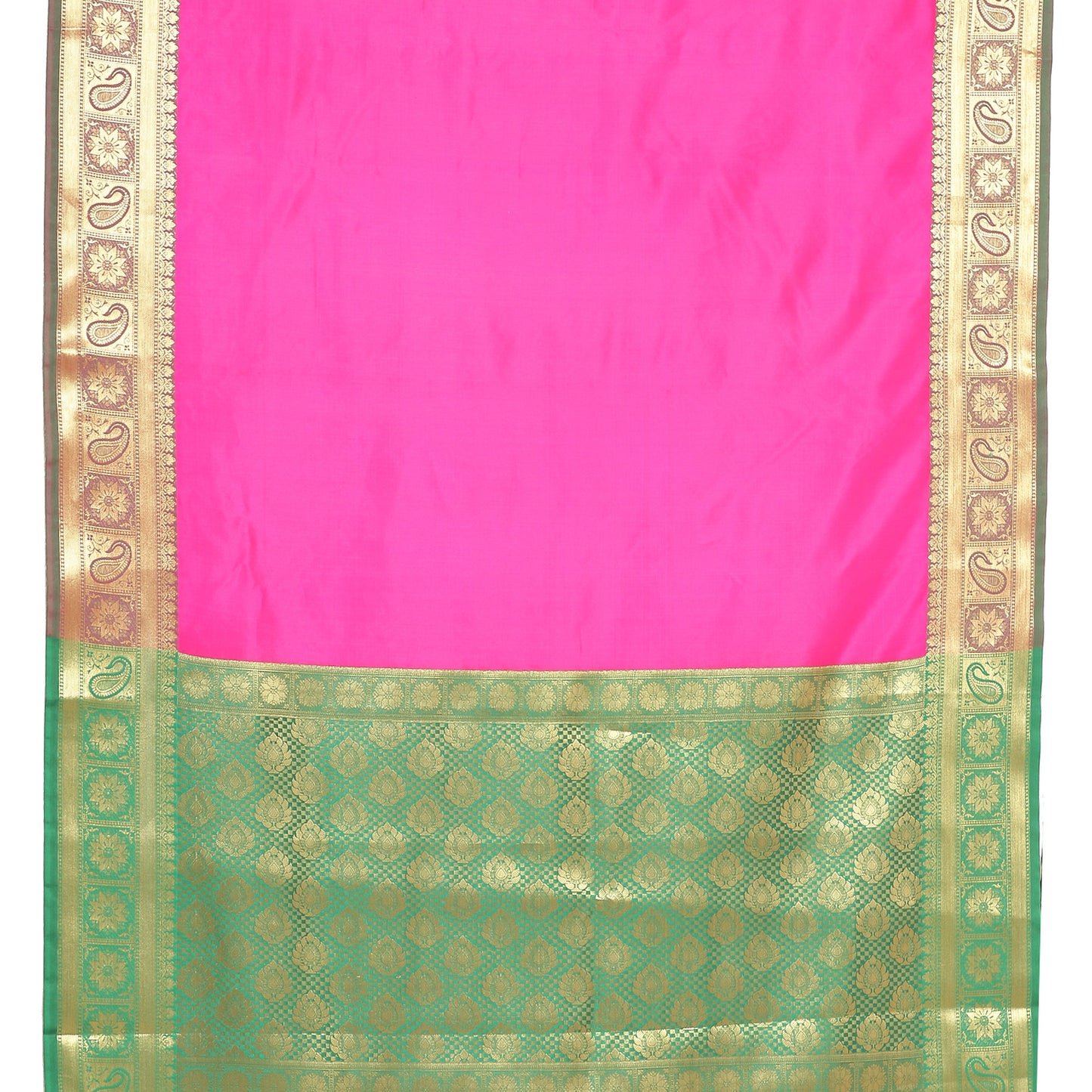 Pink Valkalam Katan Silk Banarasi Sarees For Women GEKH22