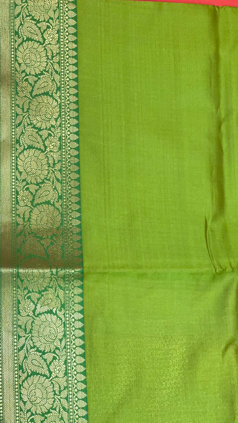 Green Valkalam Katan Silk Banarasi Sarees For Women GEKH30