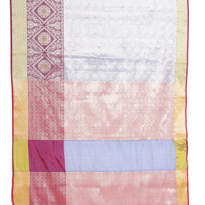 Blue Kanjeevaram Banarasi Sarees For Women GEMA11