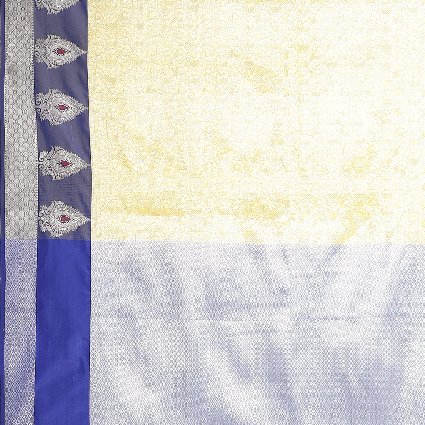 Gold Kanjeevaram Banarasi Sarees For Women GEMA16