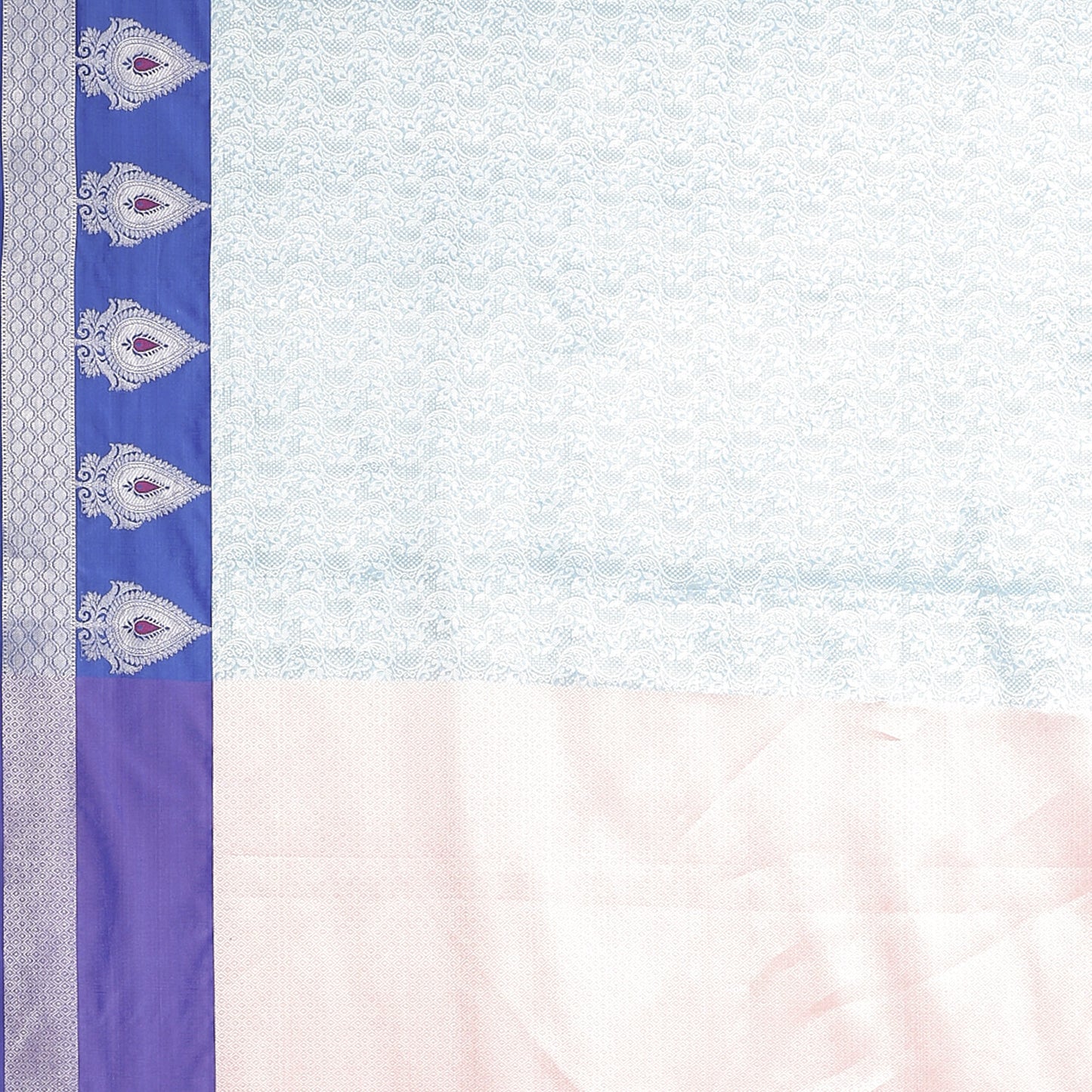 Blue Kanjeevaram Banarasi Sarees For Women GEMA17