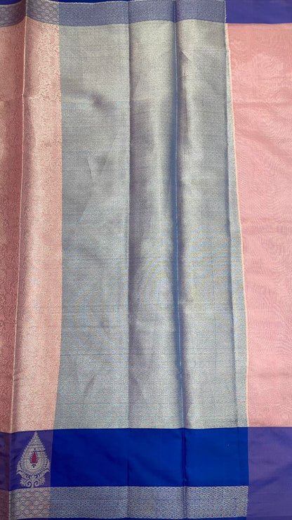 Pink Kanjeevaram Banarasi Sarees For Women GEMA18