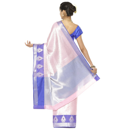 Pink Kanjeevaram Banarasi Sarees For Women GEMA18